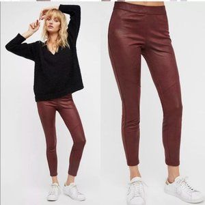 Free People Vegan Suede Leggings